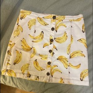 Urban outfitters banana skirt!